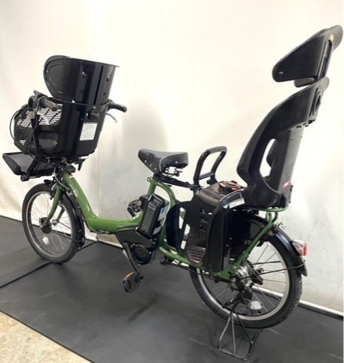 関東全域送料無料　業界最長12ヶ月保証　電動自転車　ヤマハ　パスキスミニ　20インチ 8.7ah パワフルアシスト　緑色
