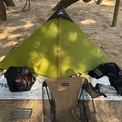 バックパックキャンプ　ULキャンプ