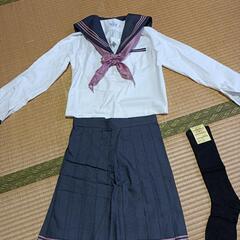 【値下げ】カワイイセーラー服風/上下と靴下のセット/Sサイズ/コ...