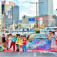 ZUMBAキッズ発表会in大分市中央通り歩行者天国