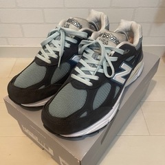 超美品】PIPPICHIC スクエアトゥ フラットシューズ 37 グレー