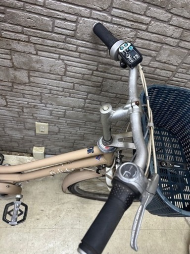オータムSALE 東京23区配達無料　新基準 ブリヂストン デリーシェ　6Ah リチウム 電動自転車 中古 1504