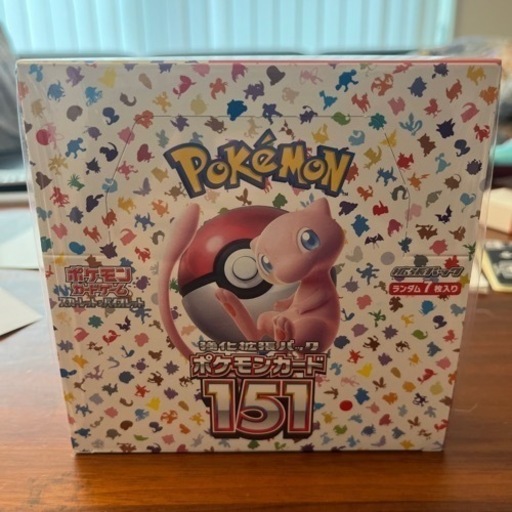 ポケモンカード151未開封BOXシュリンク付です。