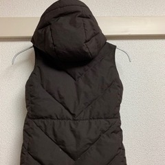 LAND'S END  110 ダウンベスト　女の子の画像