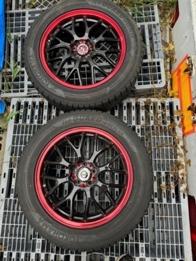 美品　EXPLODE 17インチアルミ・タイヤ4本　225/55/R17