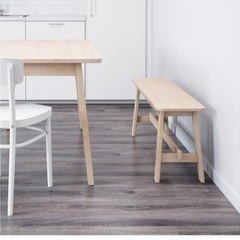 【美品】IKEA NORRAKER ベンチの画像
