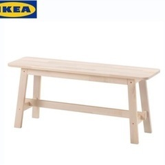 【美品】IKEA NORRAKER ベンチの画像