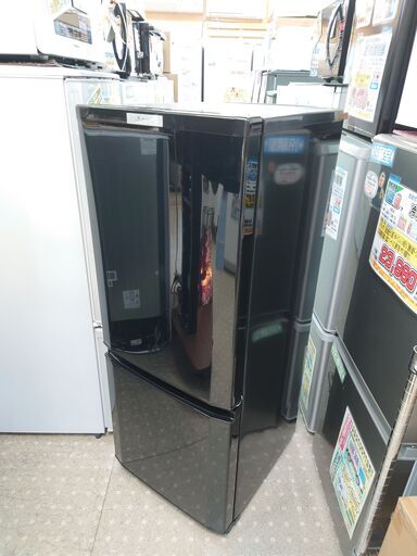 安心の除菌洗浄済MITSUBISHI 2ドア冷蔵庫 2019年製 保証有り【愛千143】