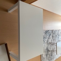 IKEA 白 テーブル 未使用 制作途中 