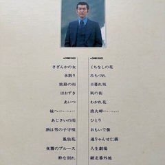 渡哲也　ベスト盤／LP レコード2枚組の画像
