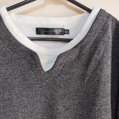 メンズ　グレーのトップス　5Lサイズ　未使用品の画像