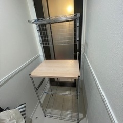キッチン用メタルラックの画像