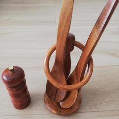 木製のスプーンセット