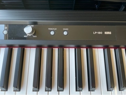 KORG LP-180 BK 電子ピアノ 88鍵美品　ブラック　2021年製　88鍵盤　椅子無し