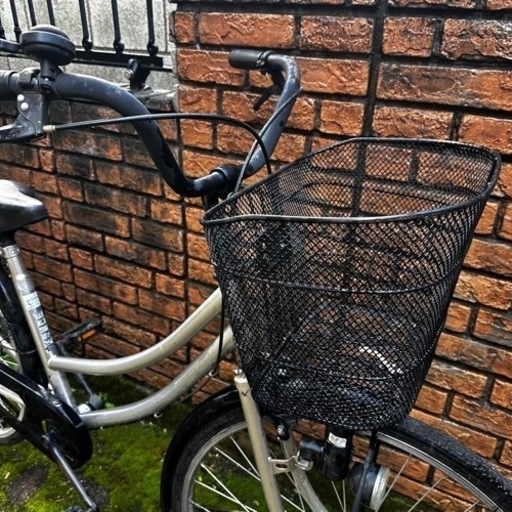 ママチャリ26インチ自転車　鍵付き