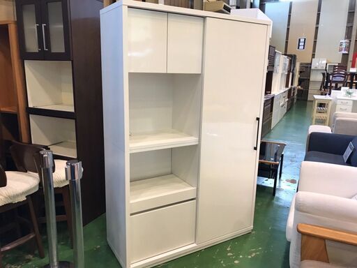 【愛品館八千代店】土井インテリヤ　片スライド扉キッチンボード　120