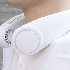 エレス 充電式ネックファン　アイファン カラープラス2 コストコ扇風機の画像