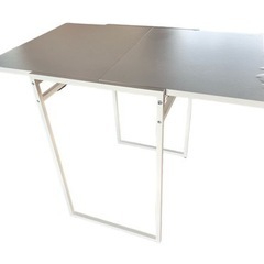 NO.1066 《お値下げ中!!》IKEA ドロップリーフテーブル MUDDUS 回転式椅子セットの画像