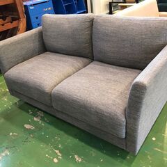 【愛品館八千代店】ニトリ　2人用布張りソファ　CA10