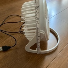 ミニ扇風機USB  ホワイトの画像