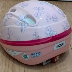 美品　使用頻度少ない　女の子用　自転車ヘルメットの画像