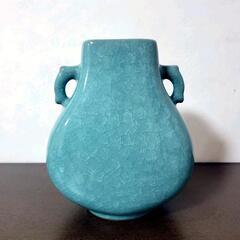 花瓶(エメラルドグリーン)