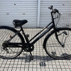 【27インチ自転車】美品❗️6段変速　LEDオートライト付　リヤタイヤ、チューブ、前カゴ新品❗️若林自転車　膳所店　SALE中❗️