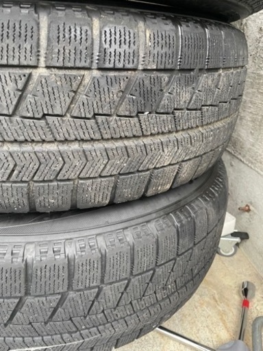 スタッドレス　ホイル付き　205 65R 15    5分山程度　引き取り限定　白石区
