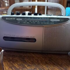 ソニーラジカセ小型。