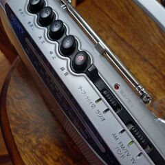 ソニーラジカセ小型。の画像