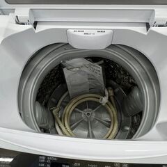 引取歓迎 札幌 東区 アイリスオーヤマ 全自動洗濯機 7kg IAW-T701 ホワイト 2019年製の画像