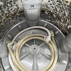 引取歓迎 札幌 東区 アイリスオーヤマ 全自動洗濯機 7kg IAW-T701 ホワイト 2019年製の画像