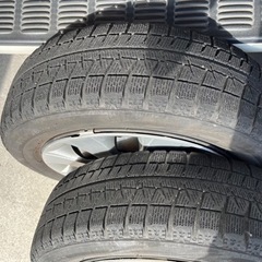 タイヤスチールホイール付きタイヤの画像