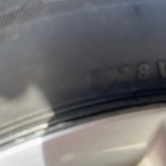 タイヤスチールホイール付きタイヤの画像