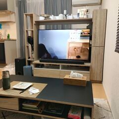 テレビボード　ハイタイプ　※使用期間1ヶ月未満