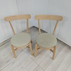 丸テーブルダイニング3点セットの画像