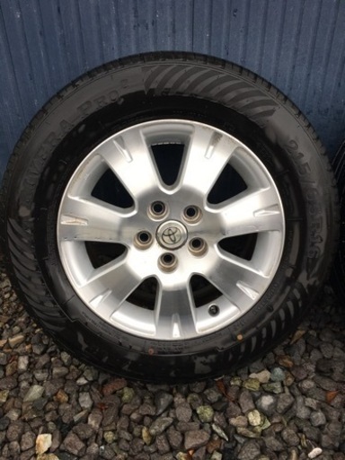 216／65R16  夏タイヤ2022年製　 トヨタ純正ホイール