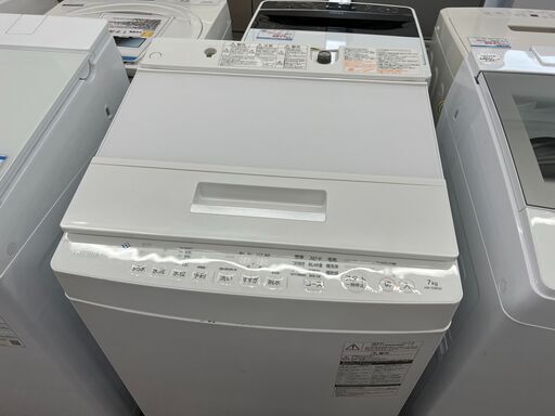 引取歓迎 札幌 東区 TOSHIBA/東芝 全自動洗濯機 AW-7D8 2019年製 ホワイト 7kg