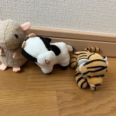 非売品　ホーマック　干支　ぬいぐるみ　3点セット