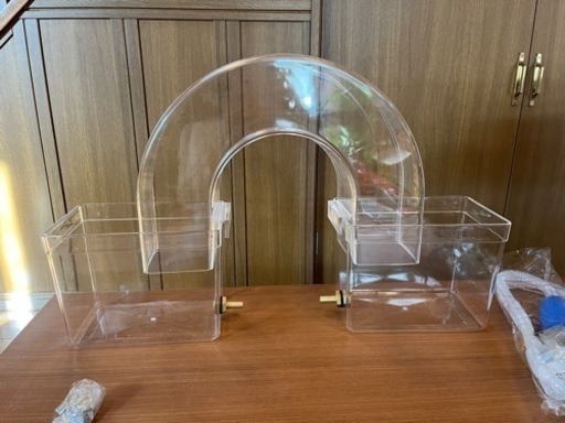 キャンセルに伴い再投稿 アーチ型水槽&外部式フィルターセット