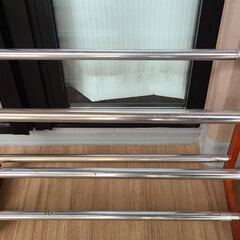 2段重ねできる伸縮シューズラック(JJ50601 ミドルブラウン)