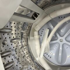 札幌 東区 SHARP/シャープ 5.5kg 全自動洗濯機 2020年製 ES-GE5D ホワイトの画像