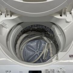 札幌 東区 SHARP/シャープ 5.5kg 全自動洗濯機 2020年製 ES-GE5D ホワイトの画像
