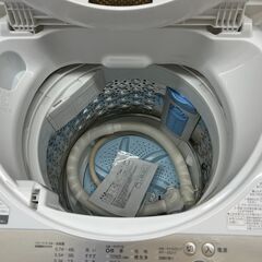 引取歓迎　札幌 東区 東芝/TOSHIBA 5kg 全自動洗濯機 2022年製 AW-5GAI ホワイトの画像