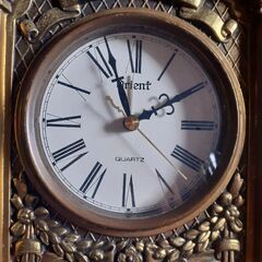 ⏰Orient 古い置時計 日本製 昭和レトロ 金属製 レア物 ※完全ジャンク品の画像