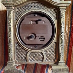 ⏰Orient 古い置時計 日本製 昭和レトロ 金属製 レア物 ※完全ジャンク品の画像