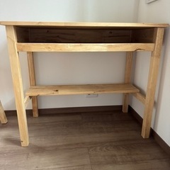 机、椅子セットの画像