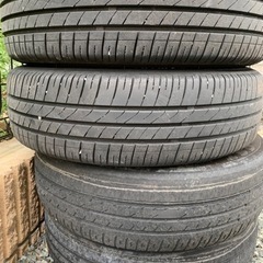【受渡し予定者決定】155/65 R14ホイール付きタイヤ4本セット