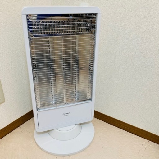 コーナン商事 カーボンヒーター Port Tech KC-S098 ホワイト 2018年製 電気ストーブ