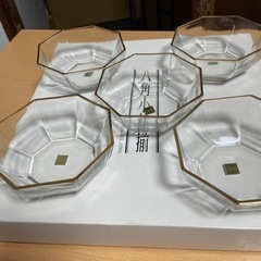 緑金(八角小鉢揃)の画像